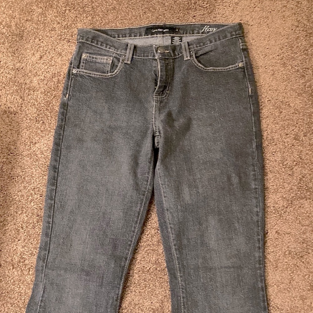 CALVIN KLEIN JEANS. SIZE 8. Washed out black/gray